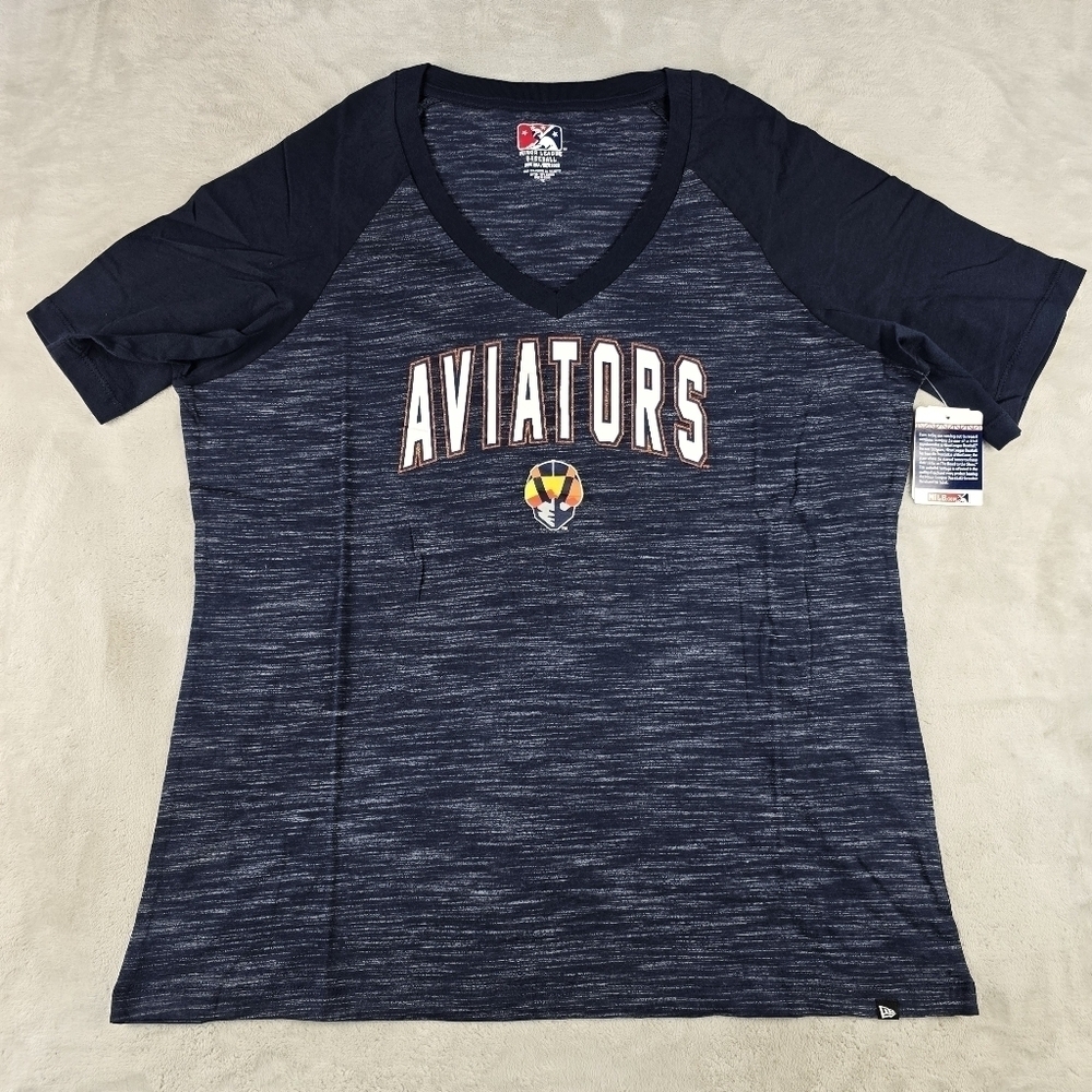 Womens Las Vegas Aviators Navy Blue T-Shirt
